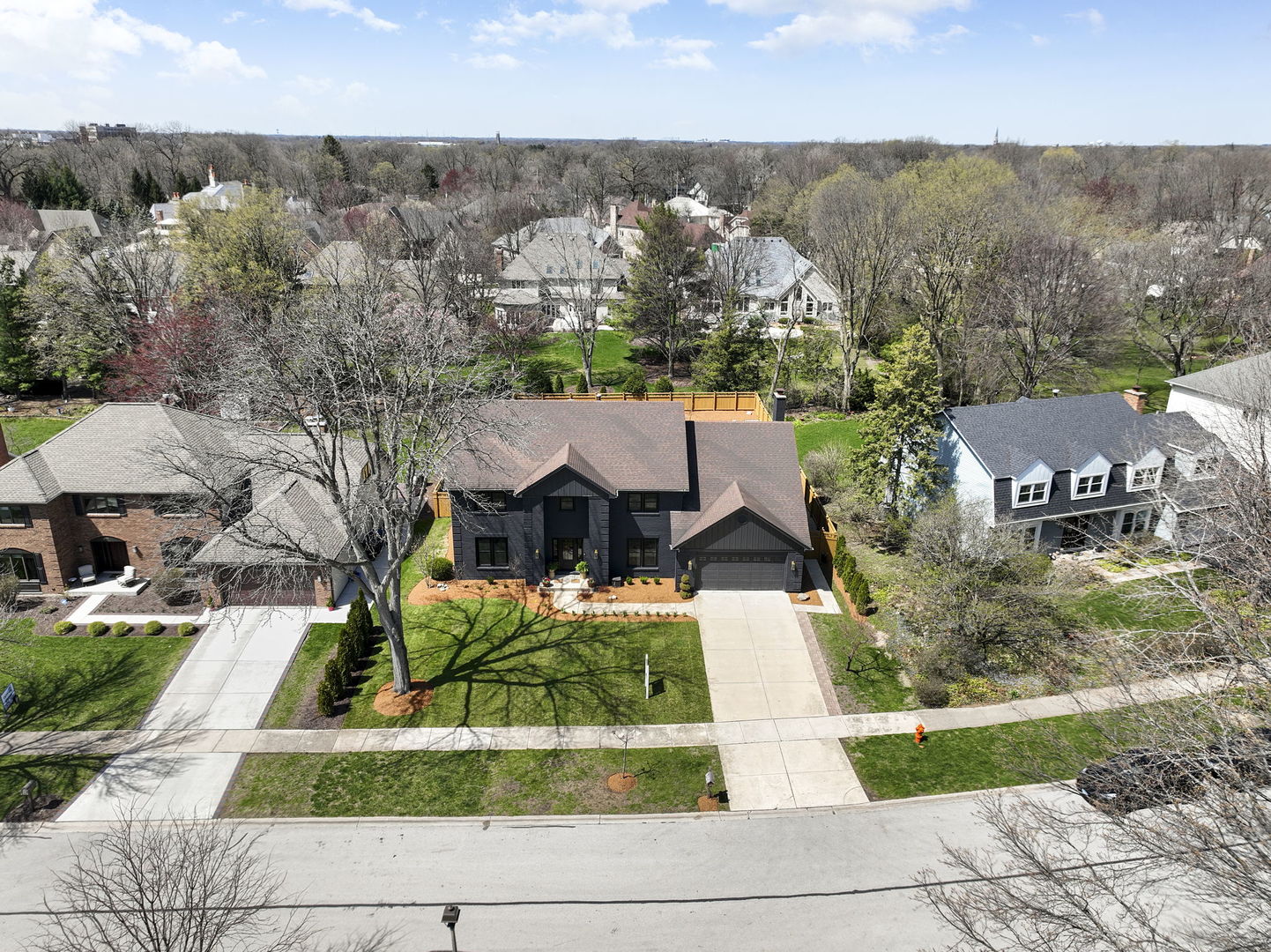 675 Cavalcade Circle Naperville, IL 60540 - Photo 54 of 58 an aerial view of residential houses with yard