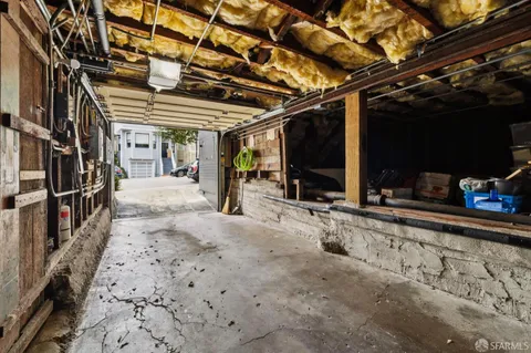 a view of storage and utility room