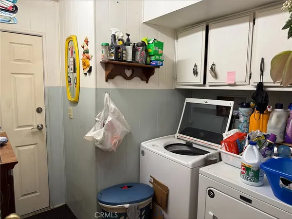 a room with storage and utility