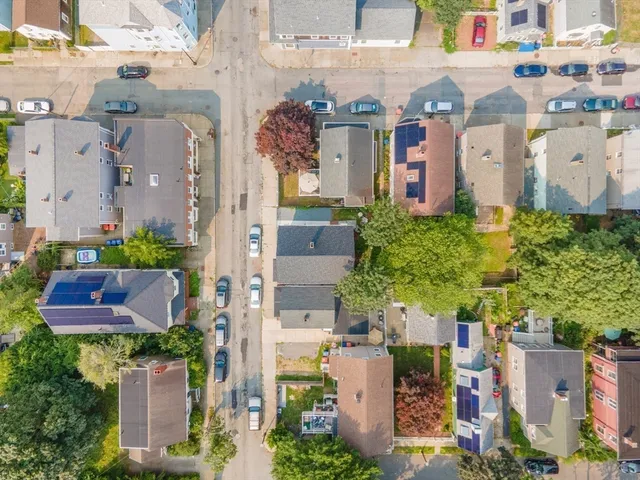 aerial view of multiple house