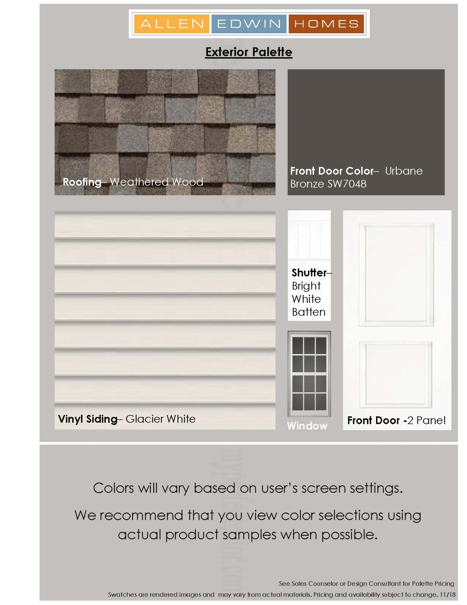 58427 Swenson Street Mattawan, MI 49071 - Photo 18 of 27 CDF0098 EXTERIOR PALETTE