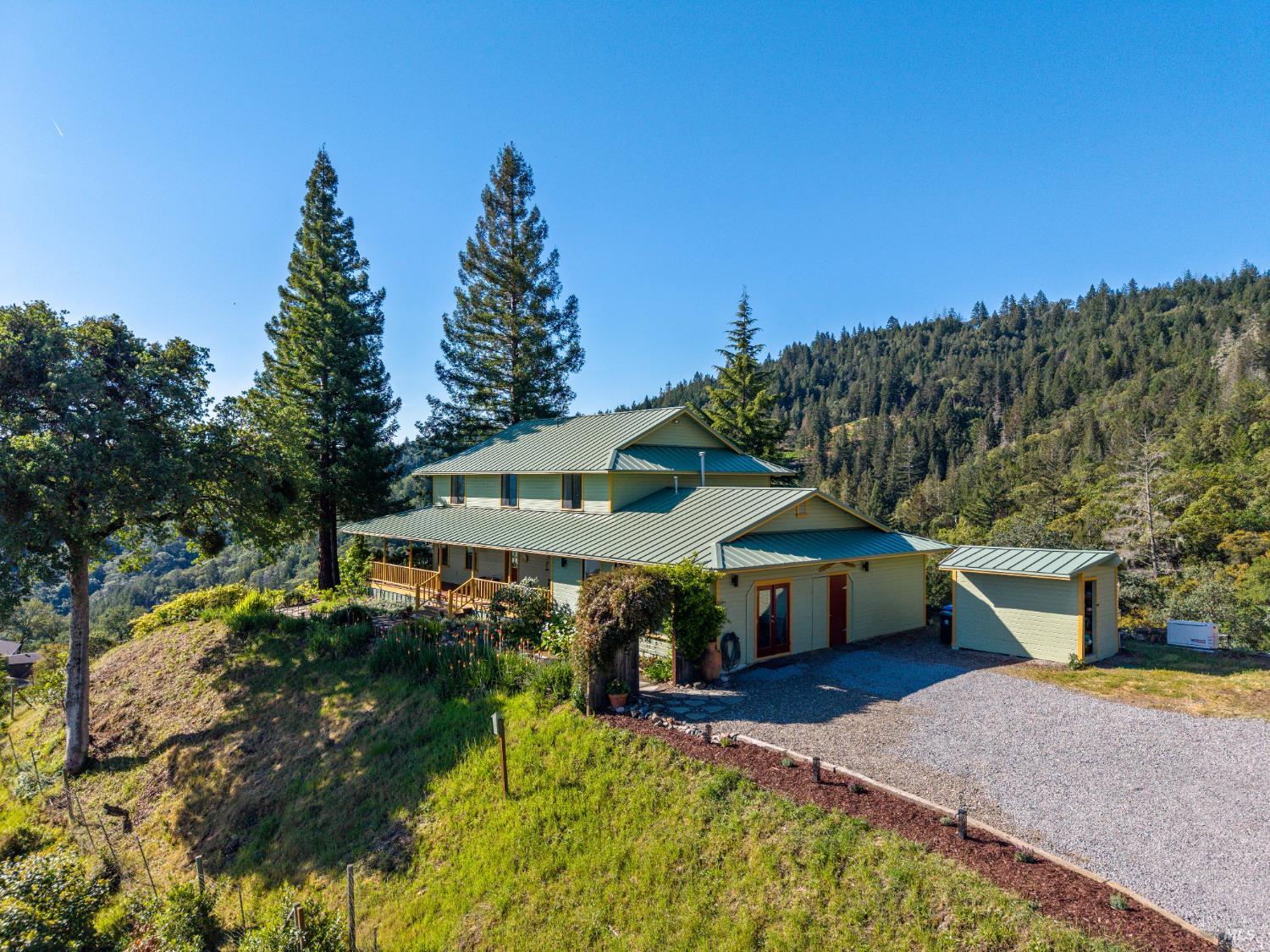 1455 Oak Knoll road on 10 acres of privacy acreage.