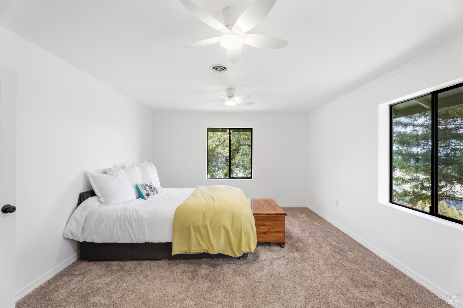 1455 Oak Knoll Road Ukiah, CA 95482 - Photo 19 of 54 Primary bedroom faces East to enjoy the stunning views.