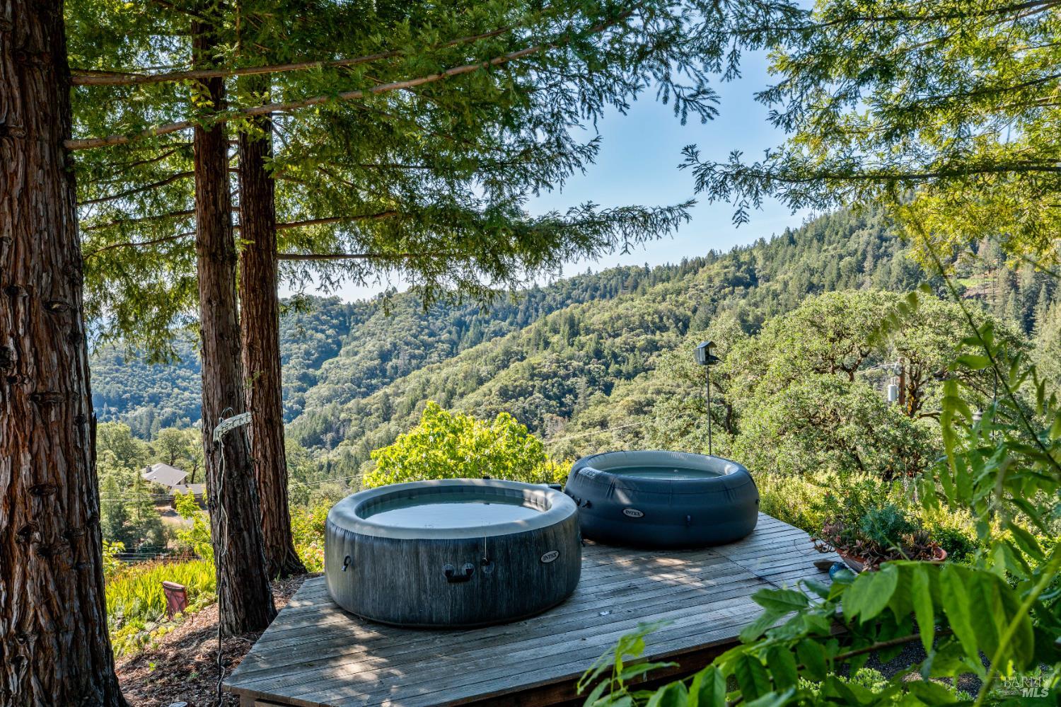 1455 Oak Knoll Road Ukiah, CA 95482 - Photo 39 of 54 Yoga deck for welcoming the morning sun.