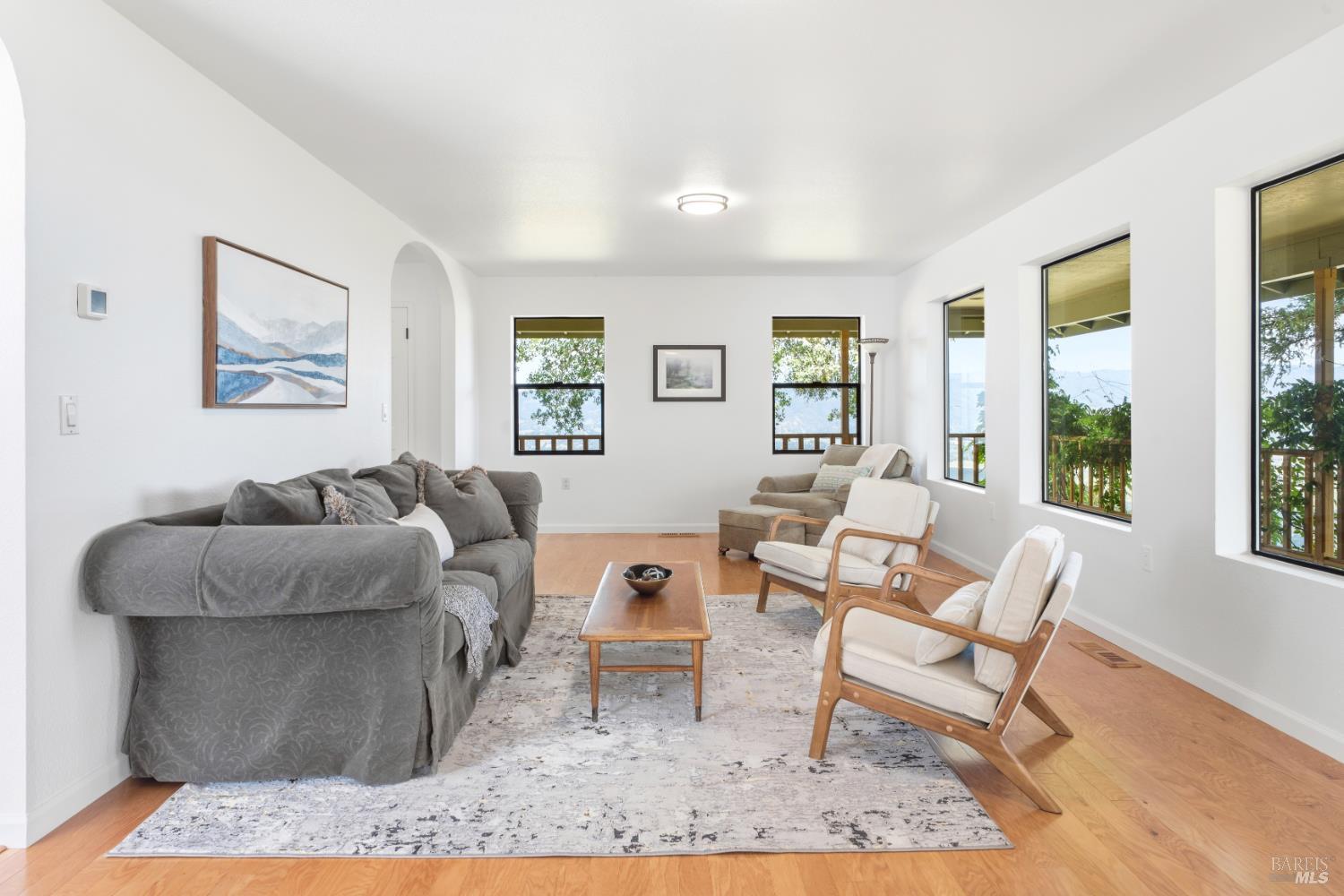 1455 Oak Knoll Road Ukiah, CA 95482 - Photo 8 of 54 Formal living room with hardwood floors.