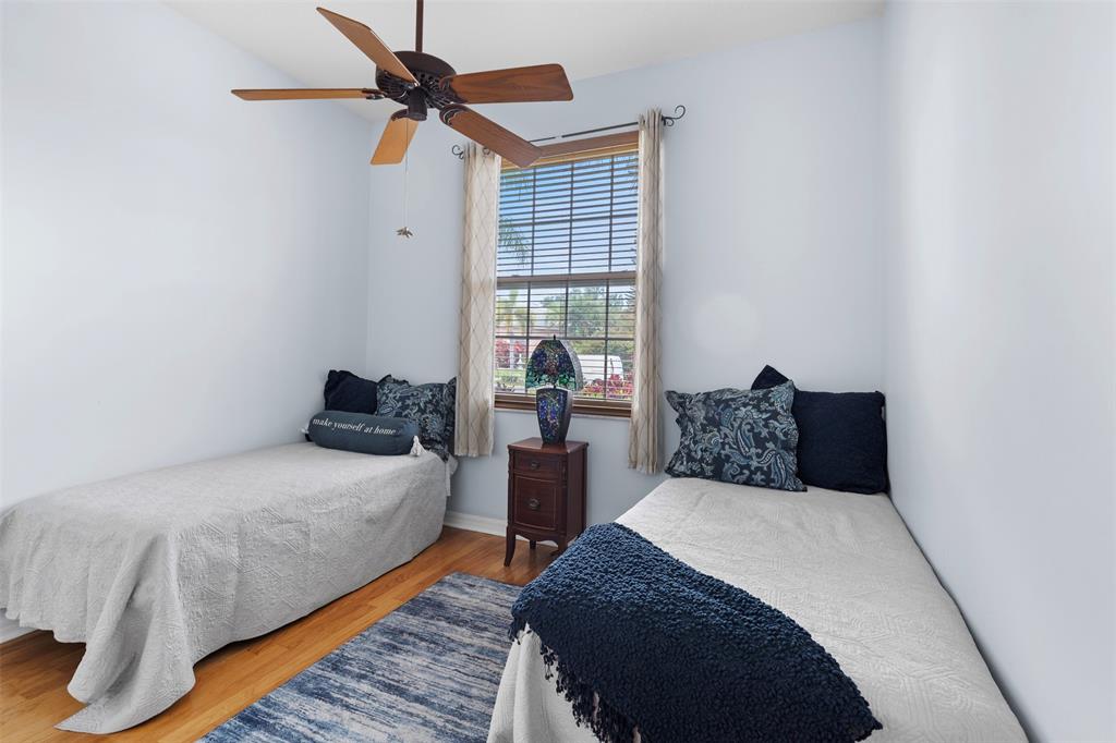 11 Winghaven Lane Fort Pierce, FL 34949 - Photo 21 of 50 a bedroom with double bed and a window