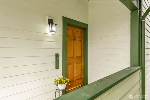 a view of front door