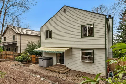 a view of a house with a patio