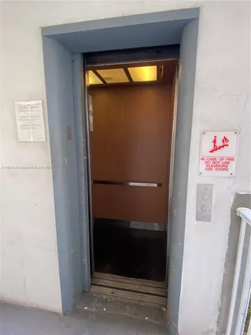 a view of an empty room