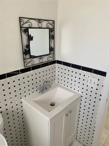 a view of a glass door