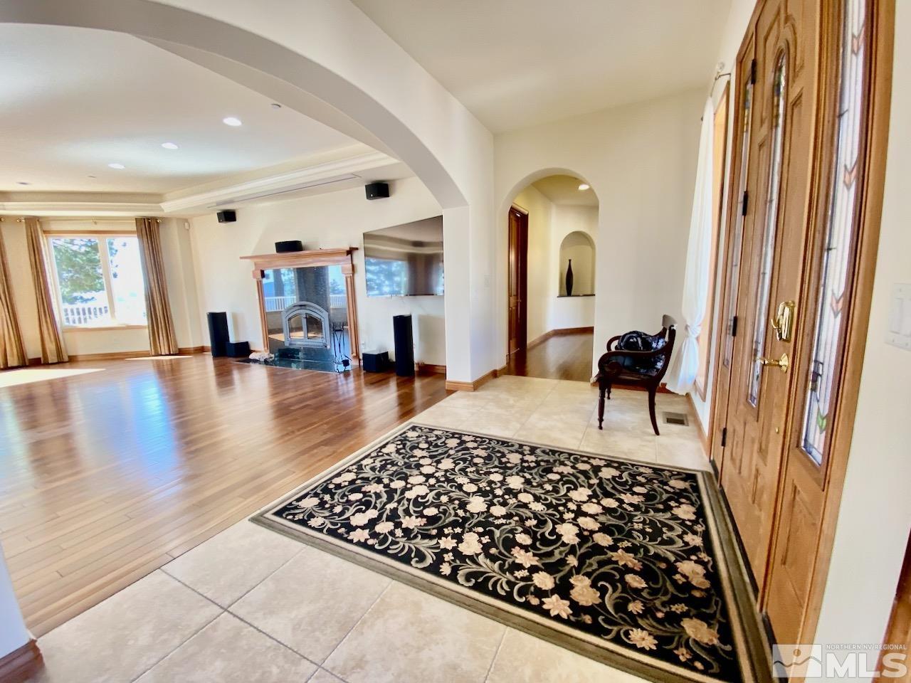 3807 Paradise View Carson City, NV 89703 - Photo 12 of 40 a living room with furniture and a fireplace