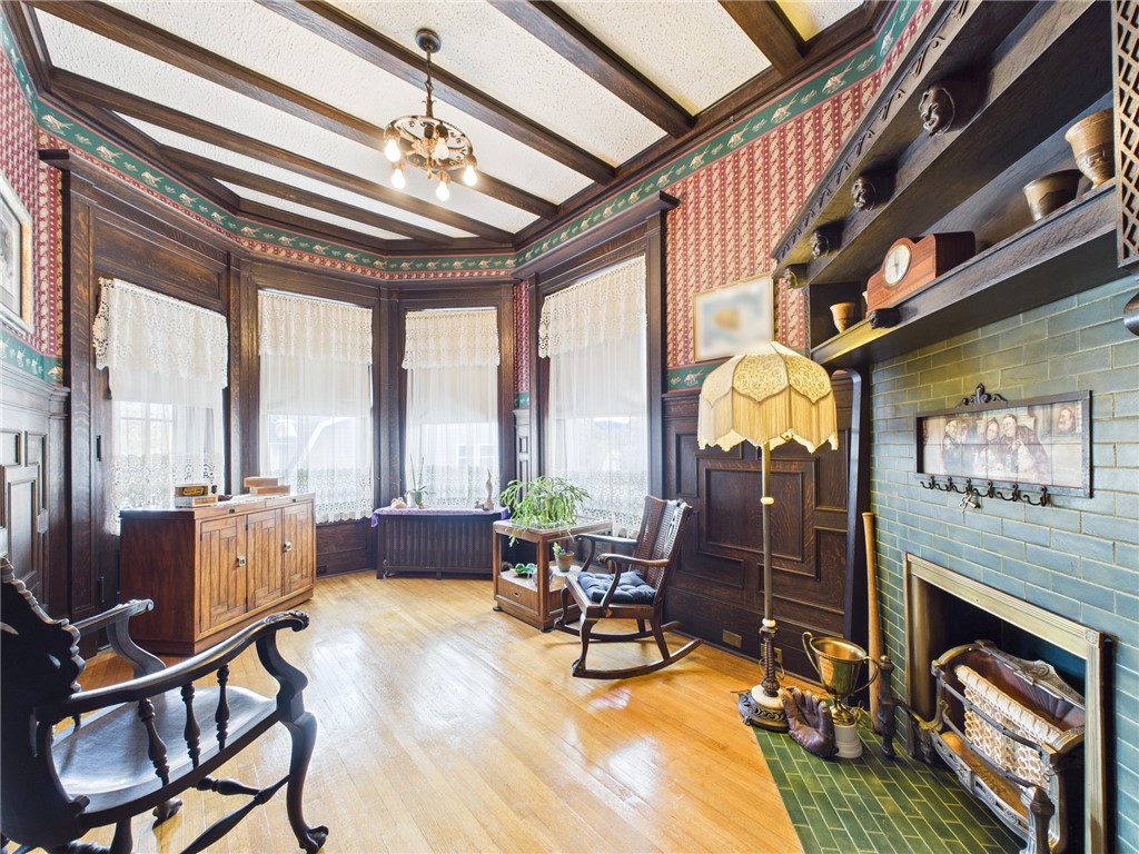 911 West Main Street Smethport, PA 16749 - Photo 19 of 50 Den with fireplace