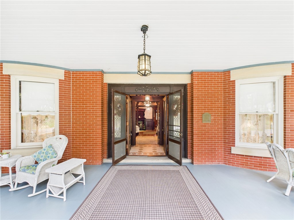 911 West Main Street Smethport, PA 16749 - Photo 5 of 50 Front entrance from wrap around covered porch