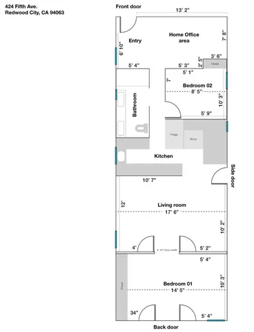 $899,950 | 424 Fifth Avenue, Redwood City, CA 94063