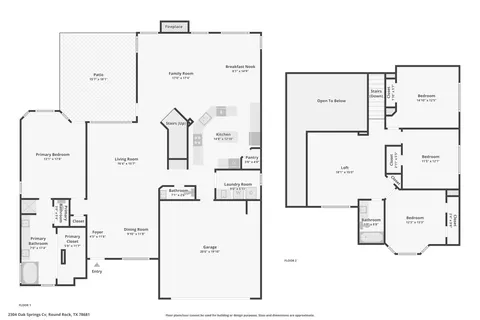 $575,000 | 2304 Oak Springs Cove, Round Rock, TX 78681