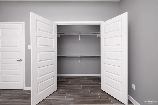 a view of walk in closet