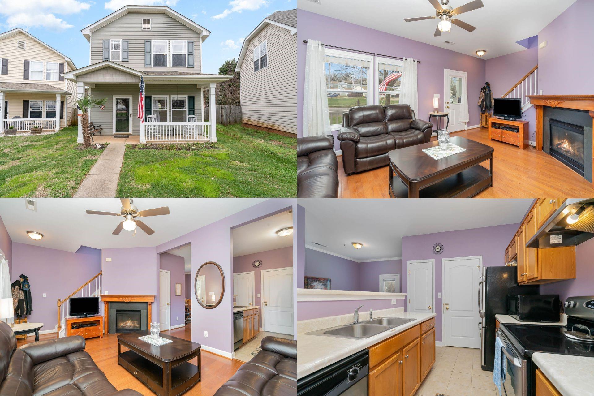 12832 Windyedge Road Huntersville, NC 28078 - Photo 1 of 28 a view of living room kitchen with stainless steel appliances kitchen island granite countertop a stove a kitchen island a couches table and chairs