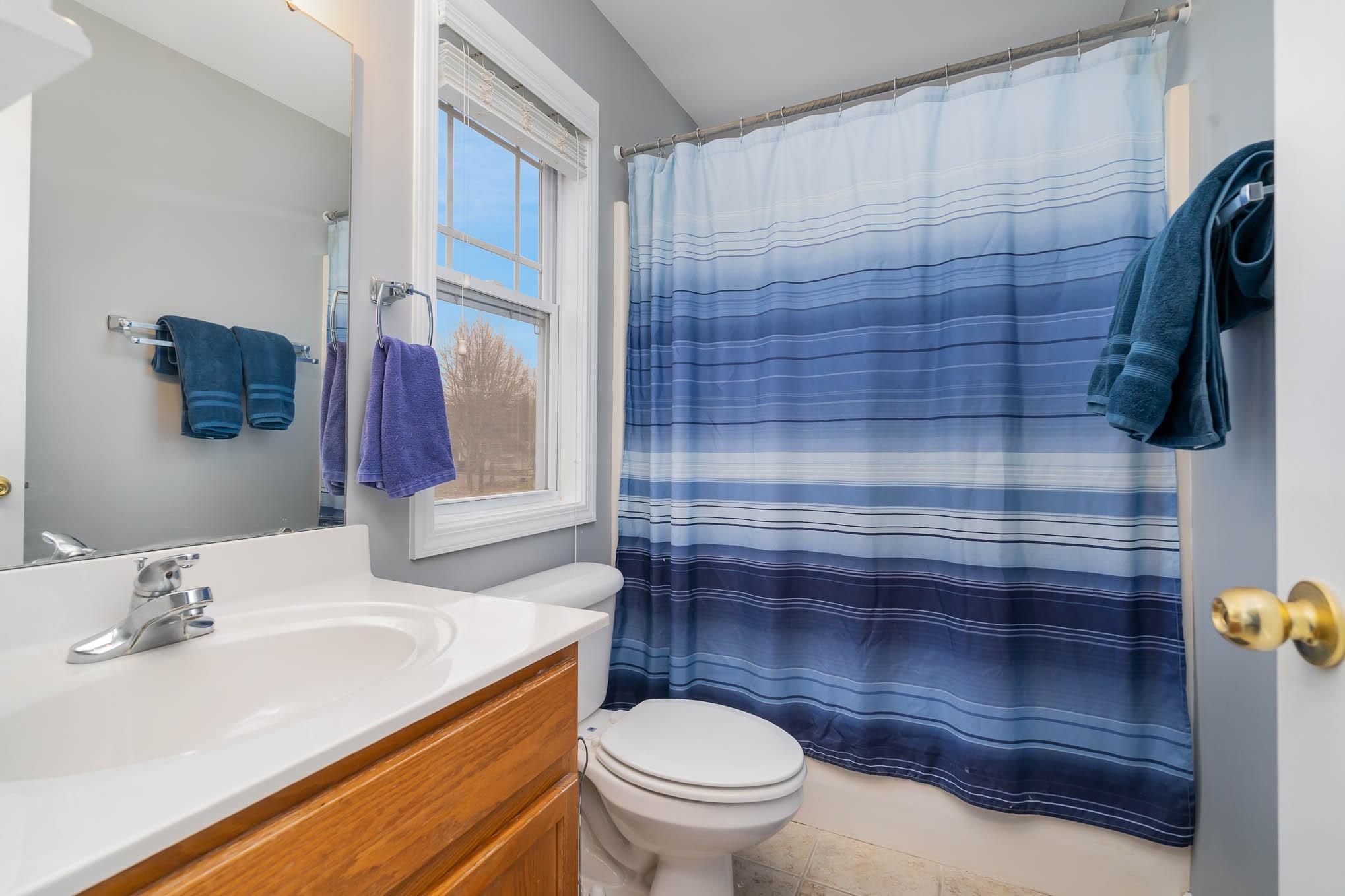 12832 Windyedge Road Huntersville, NC 28078 - Photo 17 of 28 a bathroom with a sink a toilet and shower