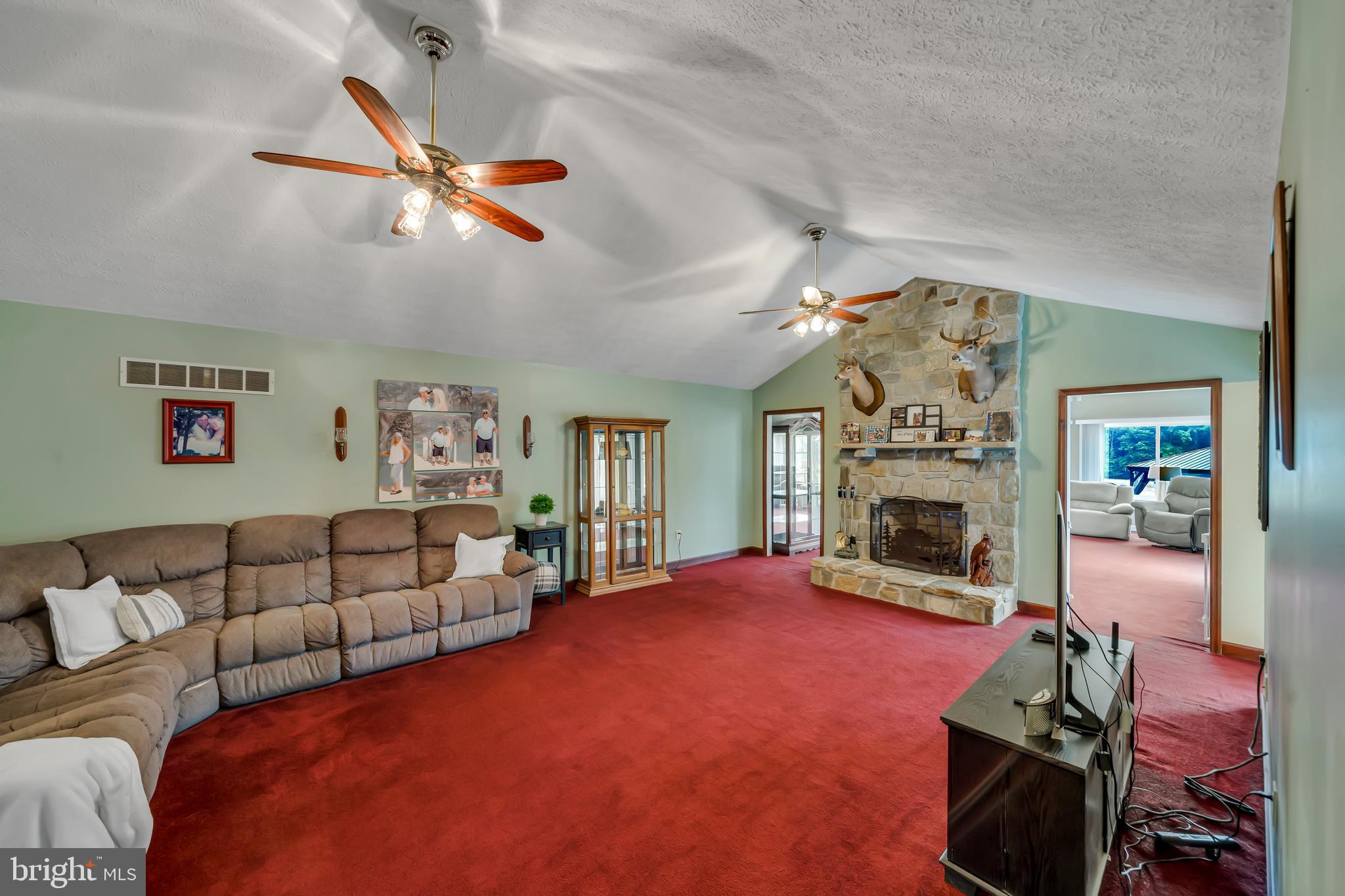 284 Little New York Road Rising Sun, MD 21911 - Photo 17 of 62 Living room with gas stone fireplace