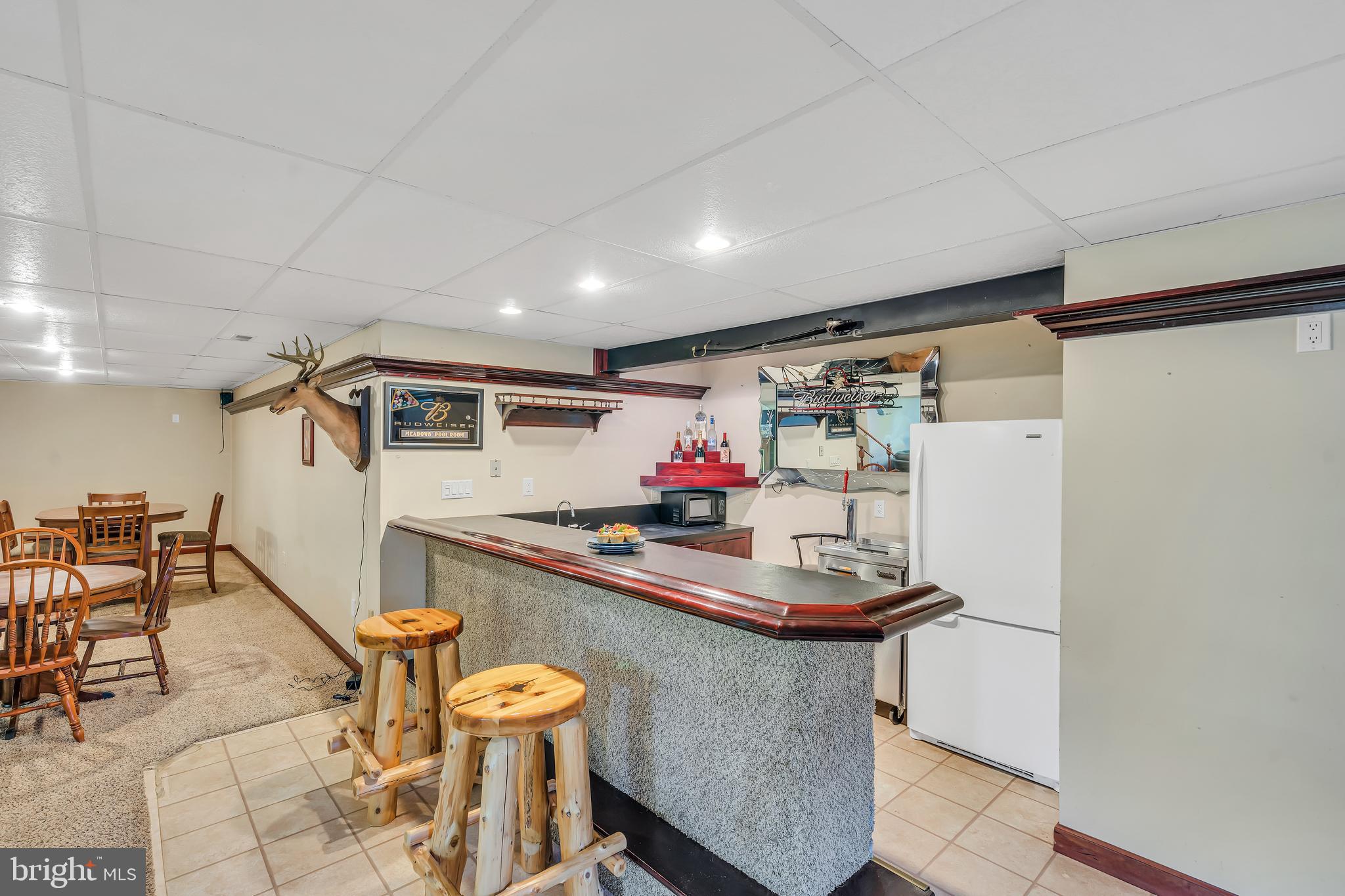 284 Little New York Road Rising Sun, MD 21911 - Photo 34 of 62 Finished basement with half bath & built-in bar