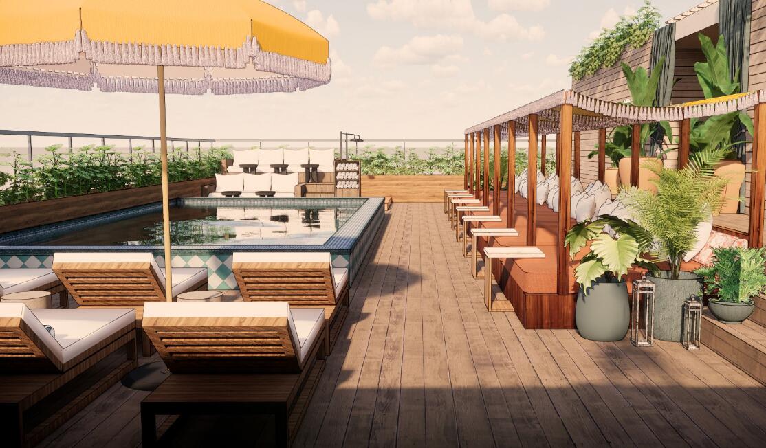 65 Grace Point Way Inlet Beach, Unit B2 Inlet Beach, FL 32461 - Photo 11 of 11 a view of a rooftop deck with couch and chairs