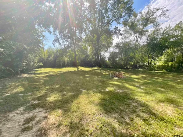 a house view with a backyard space