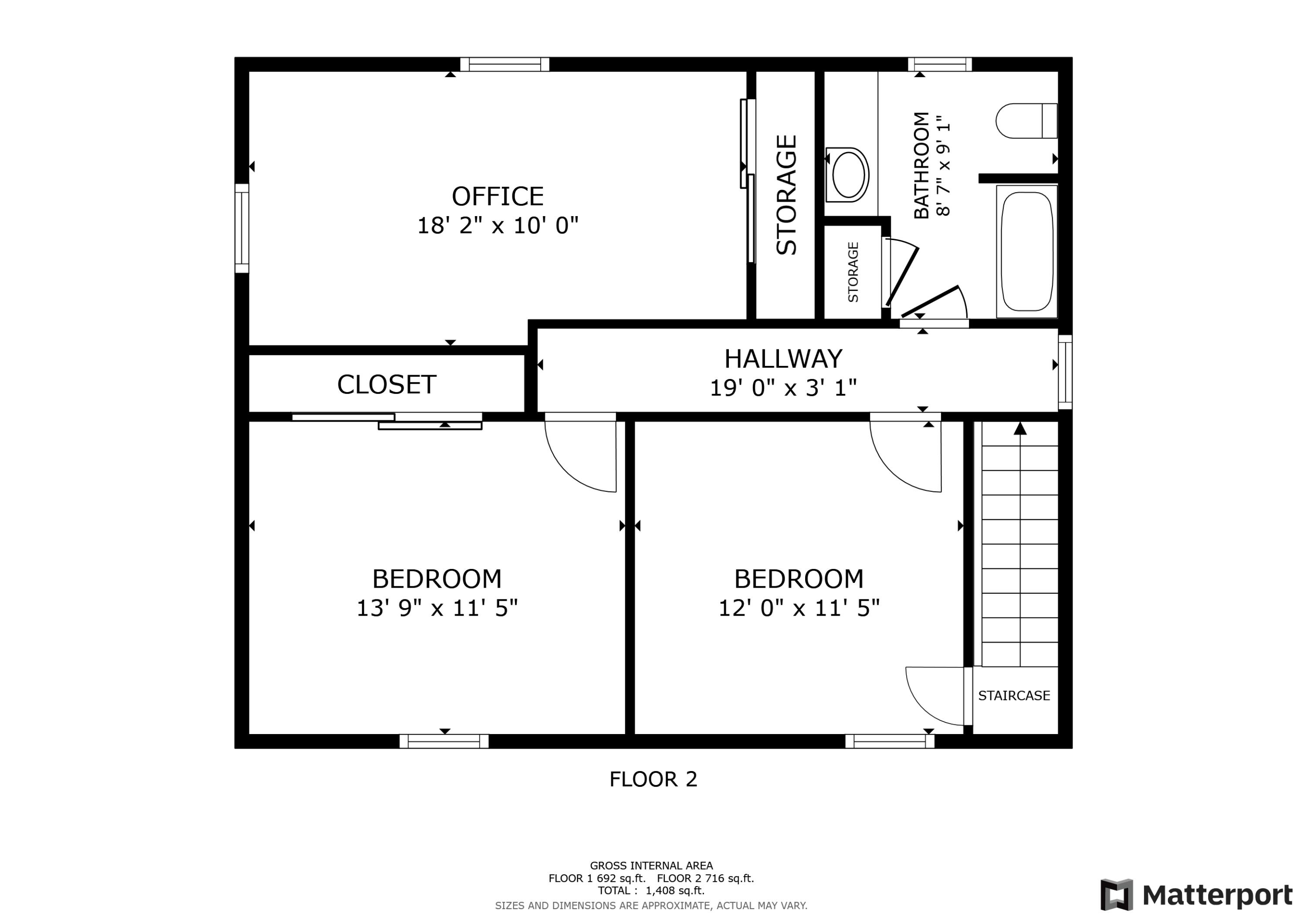 182 Pinecrest Road Portland, ME 04102 - Photo 25 of 43 182PinecrestRd_Floor2_h4tr4663ddy2i2dyu3