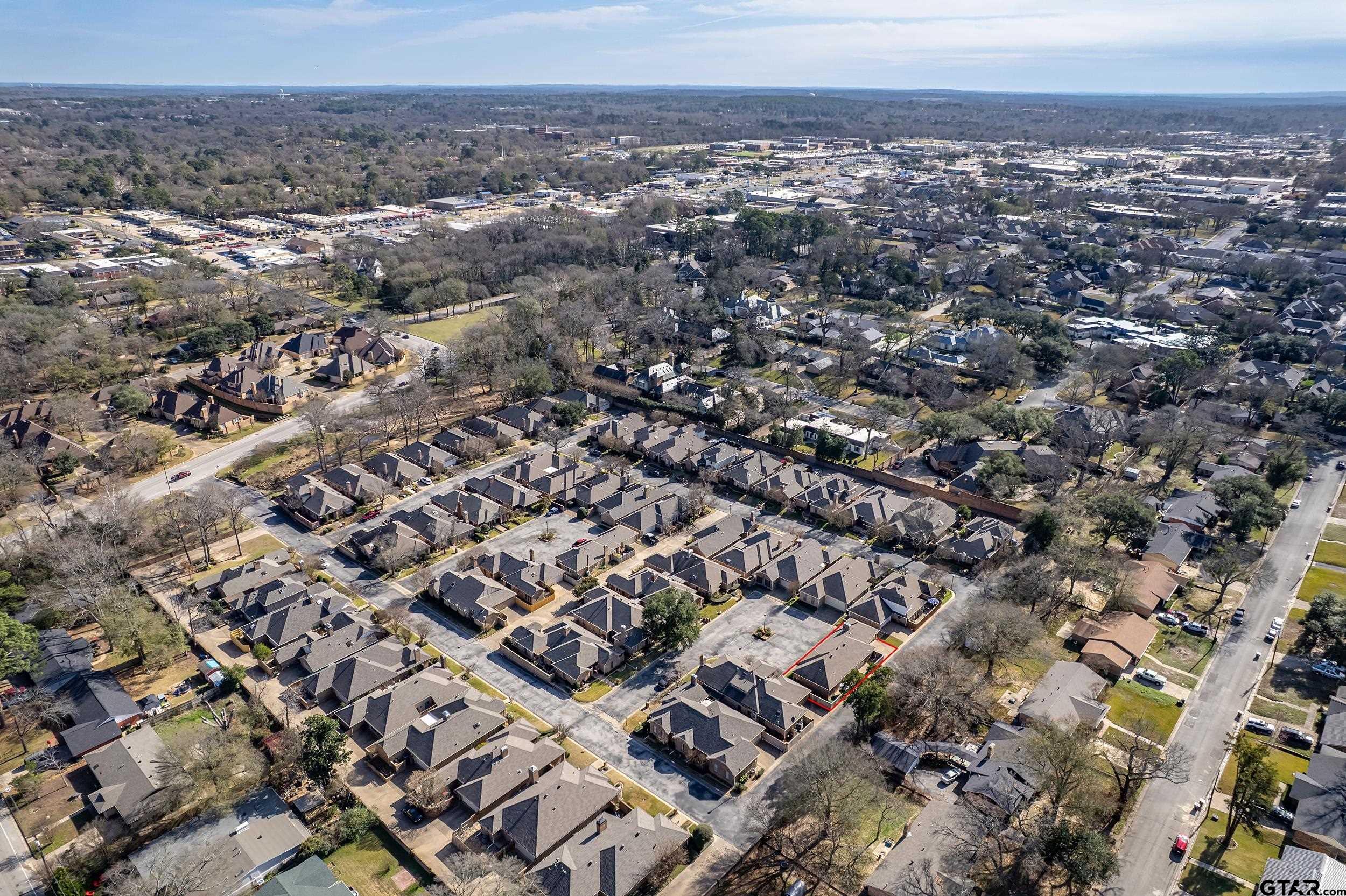 3309 Trafalgar Square Tyler, TX 75701 - Photo 20 of 23 an aerial view of multiple house
