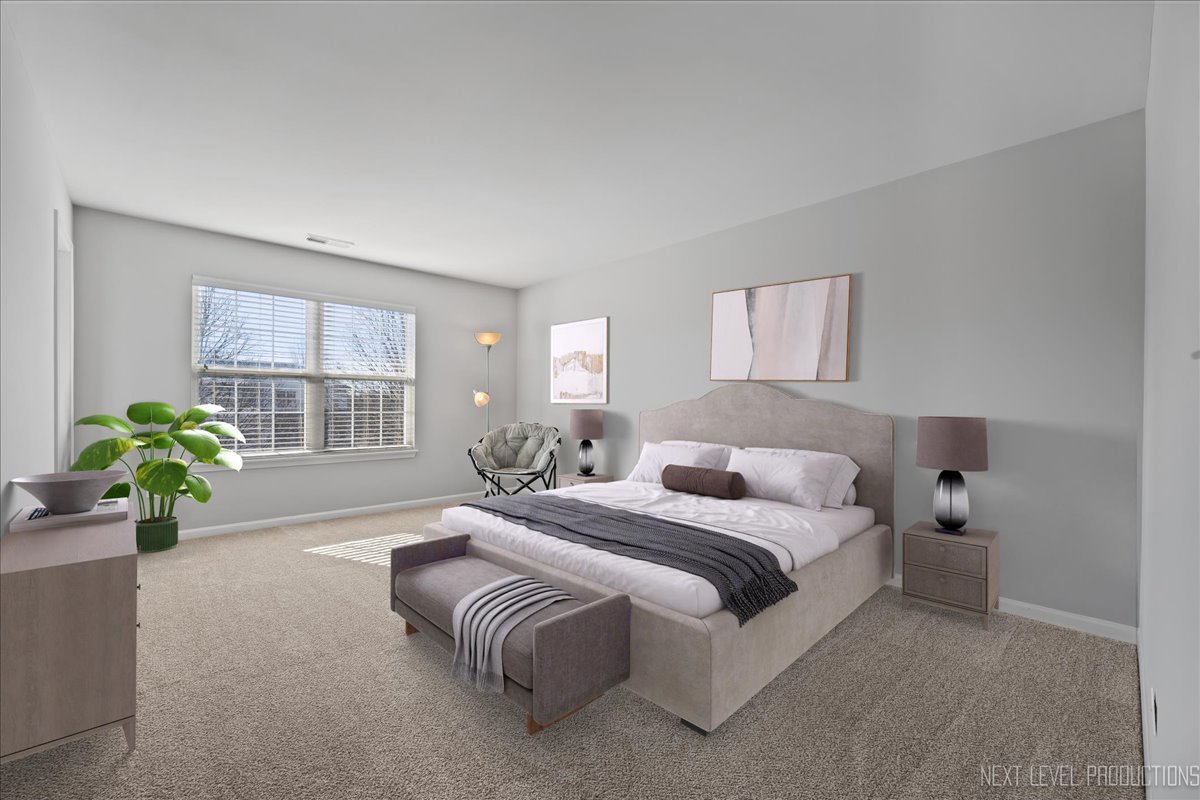 3520 Timber Creek Lane Naperville, IL 60565 - Photo 24 of 50 a spacious bedroom with a bed and a window