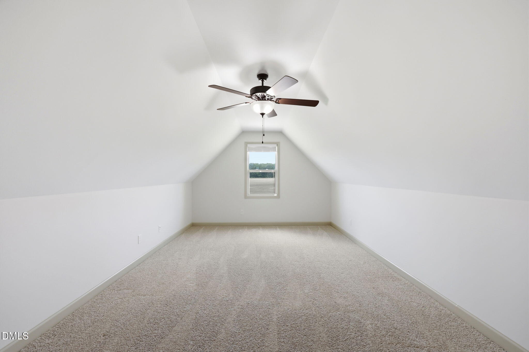 3587 Hannah Creek Road Benson, NC 27504 - Photo 26 of 43 an empty room with a ceiling fan and a window