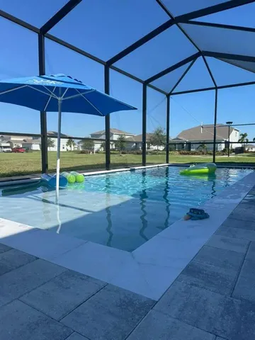 a view of yard with porch