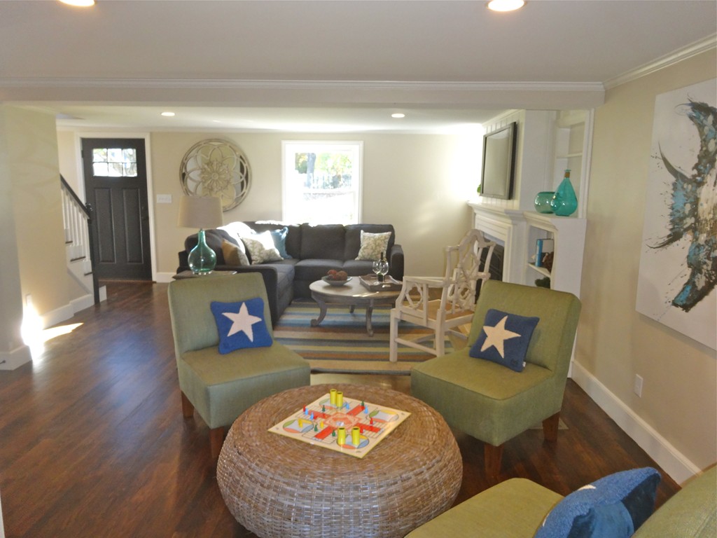 9 Summit Drive Hingham, MA 02043 - Photo 12 of 28 a living room with furniture and wooden floor