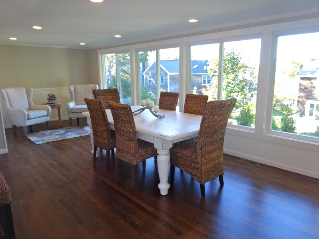 9 Summit Drive Hingham, MA 02043 - Photo 6 of 28 a view of a dining room with furniture window and wooden floor