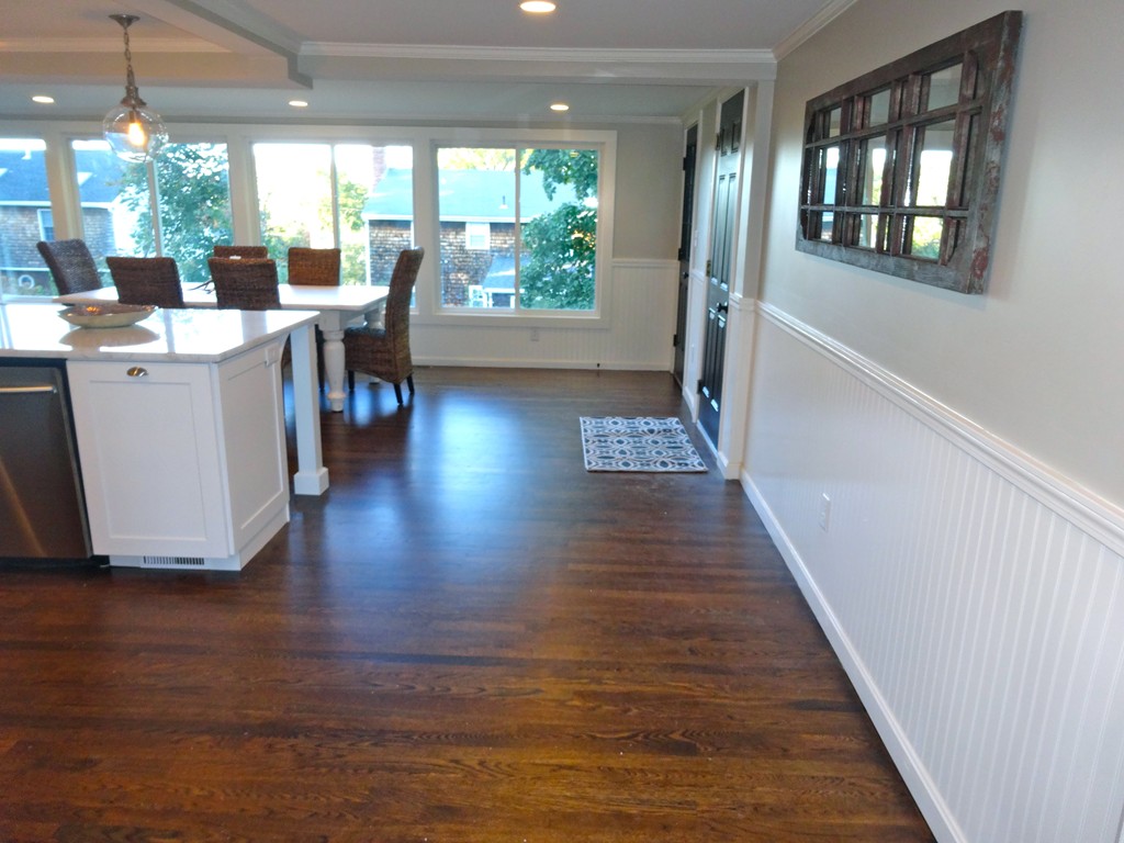 9 Summit Drive Hingham, MA 02043 - Photo 10 of 28 a view of a dining hall with wooden floor and walls