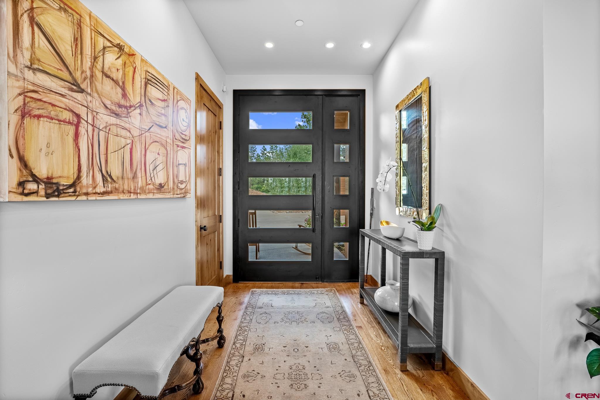 220 Hideout Trail Durango, CO 81301 - Photo 13 of 35 a view of a hallway with interior of the house