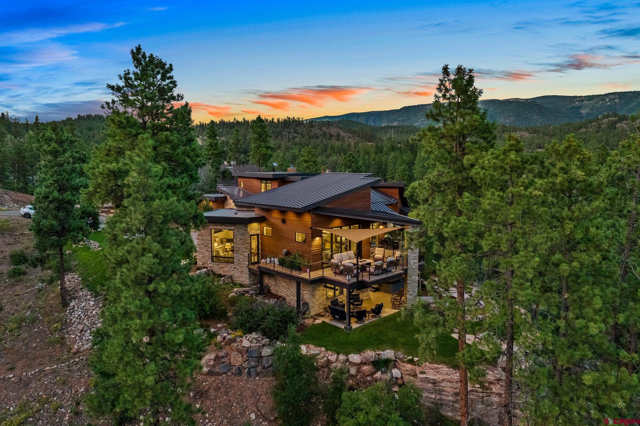 220 Hideout Trail Durango, CO 81301 - Photo 3 of 35 a view of a back yard of the house
