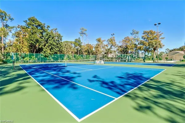 a view of a tennis court