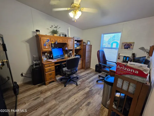 a view of a backyard of the house