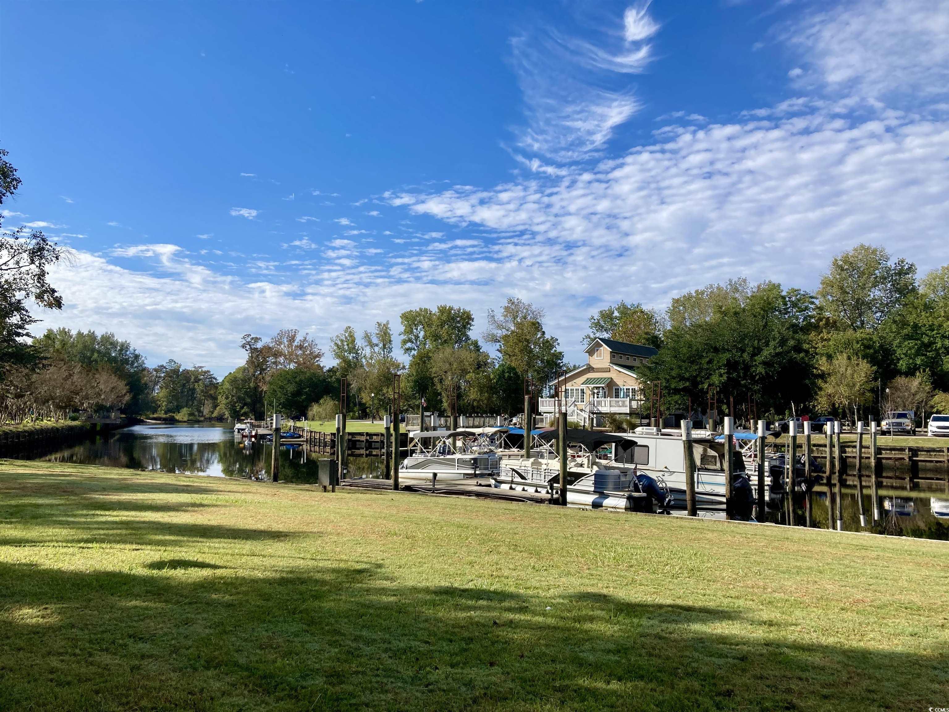212 Blue Wing Court Conway, SC 29527 - Photo 2 of 4 View of community with a yard, a water view, and a boat dock