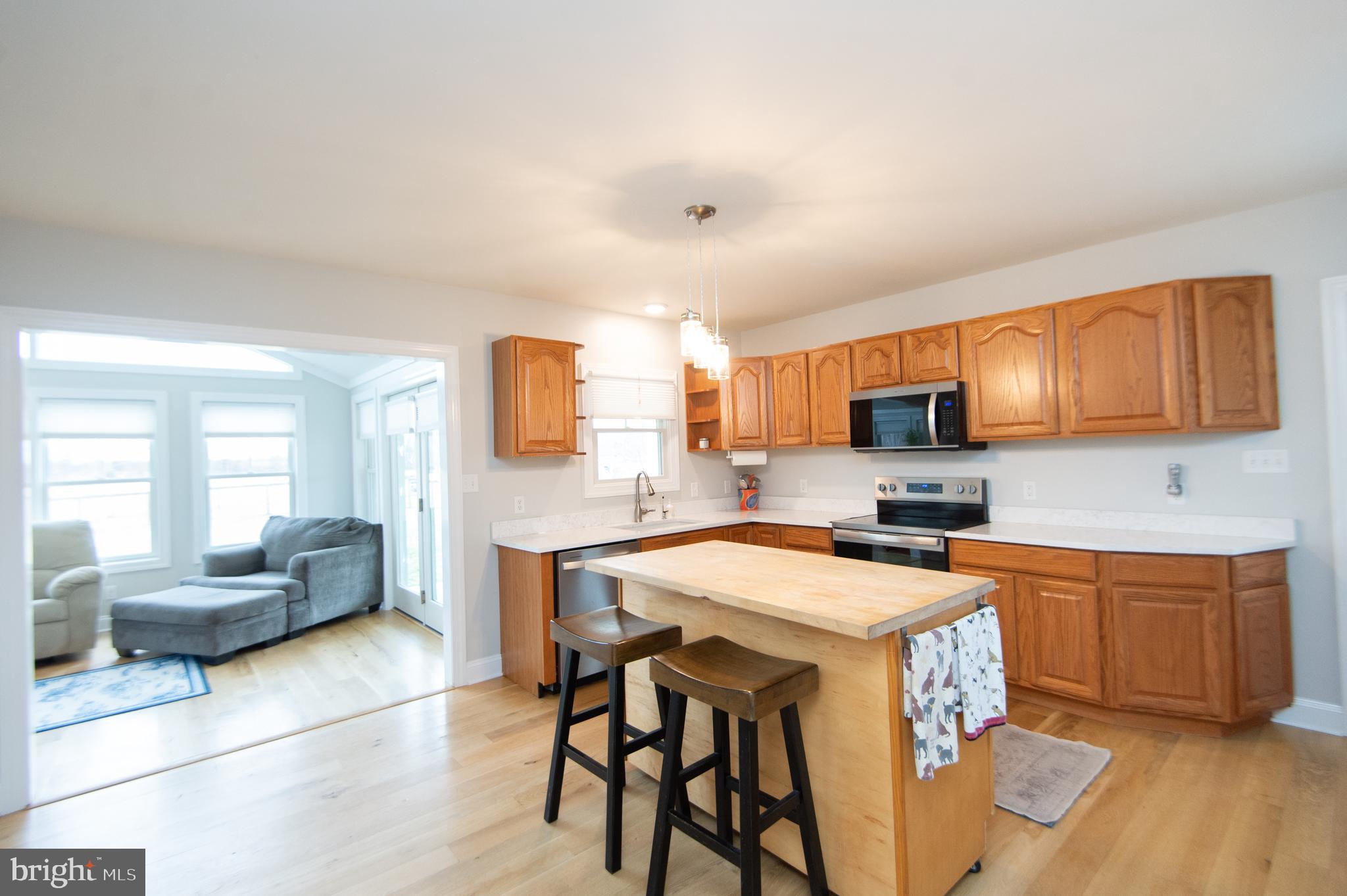 240 Randalia Road Chesapeake City, MD 21915 - Photo 19 of 68 Kitchen with huge butcher block island