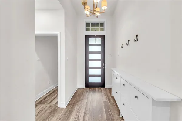 wooden floor in an empty room