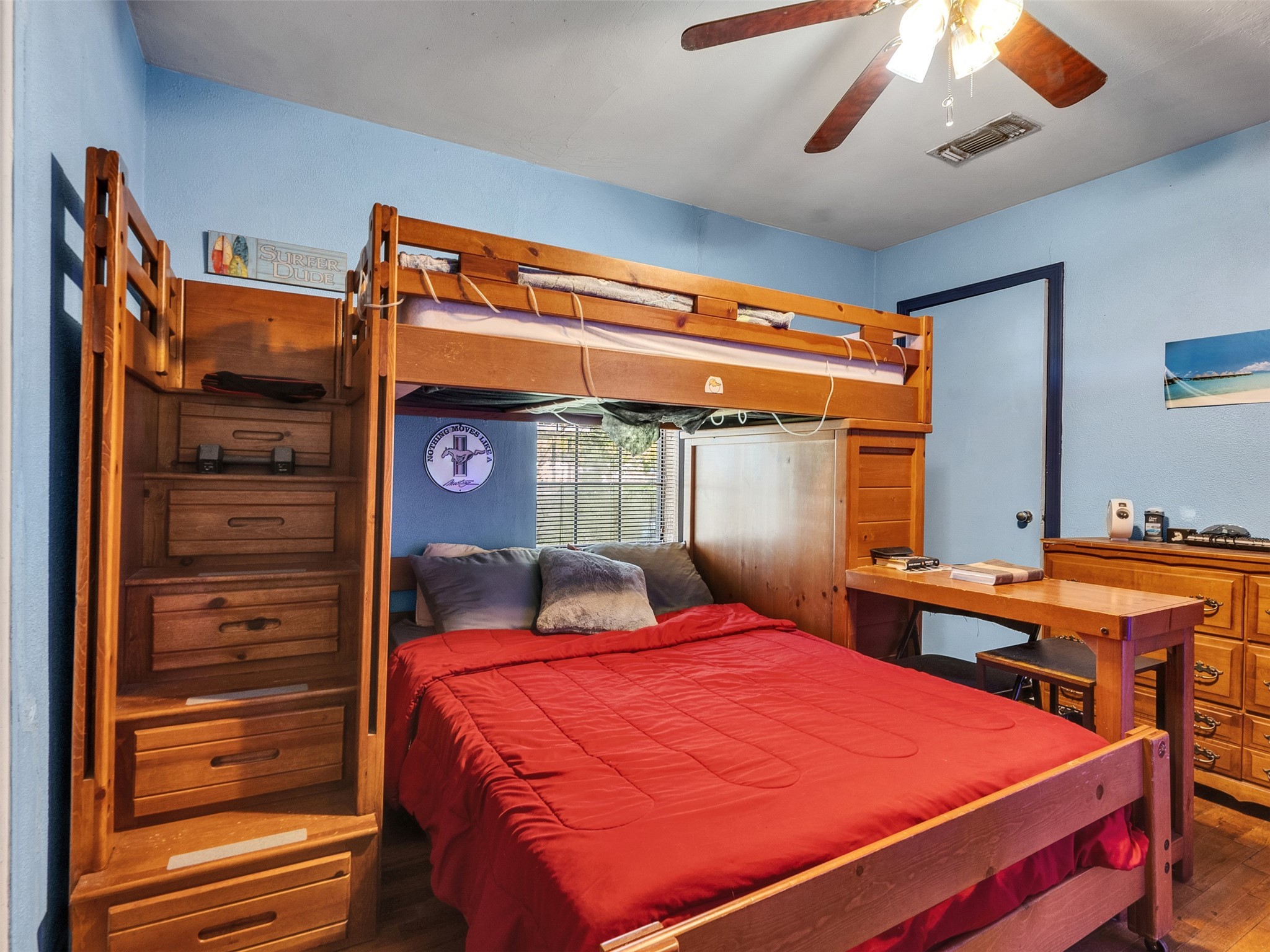 3908 Terry Street Santa Fe, TX 77517 - Photo 14 of 28 a bedroom with a bed and a window