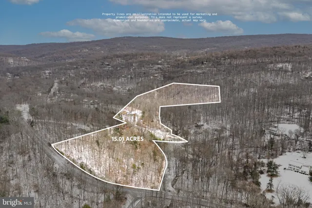a view of a yard with a snow on the road