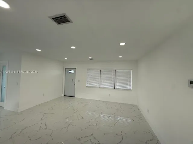 a view of an empty room