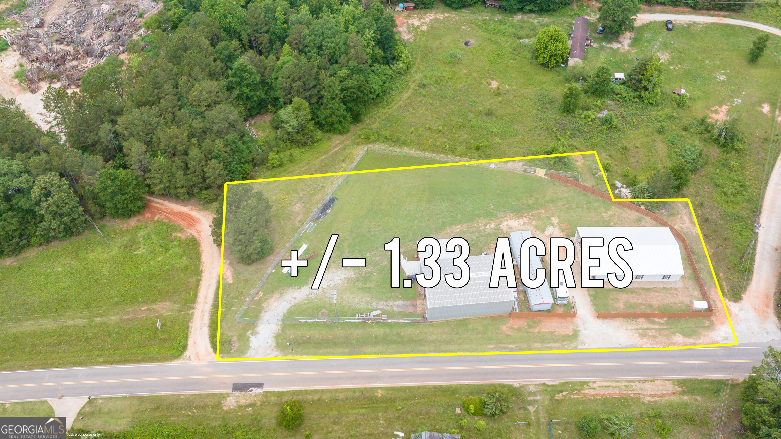 2109 Brewers Mill Road Elberton, GA 30635 - Photo 40 of 51 a view of swimming pool with a garden