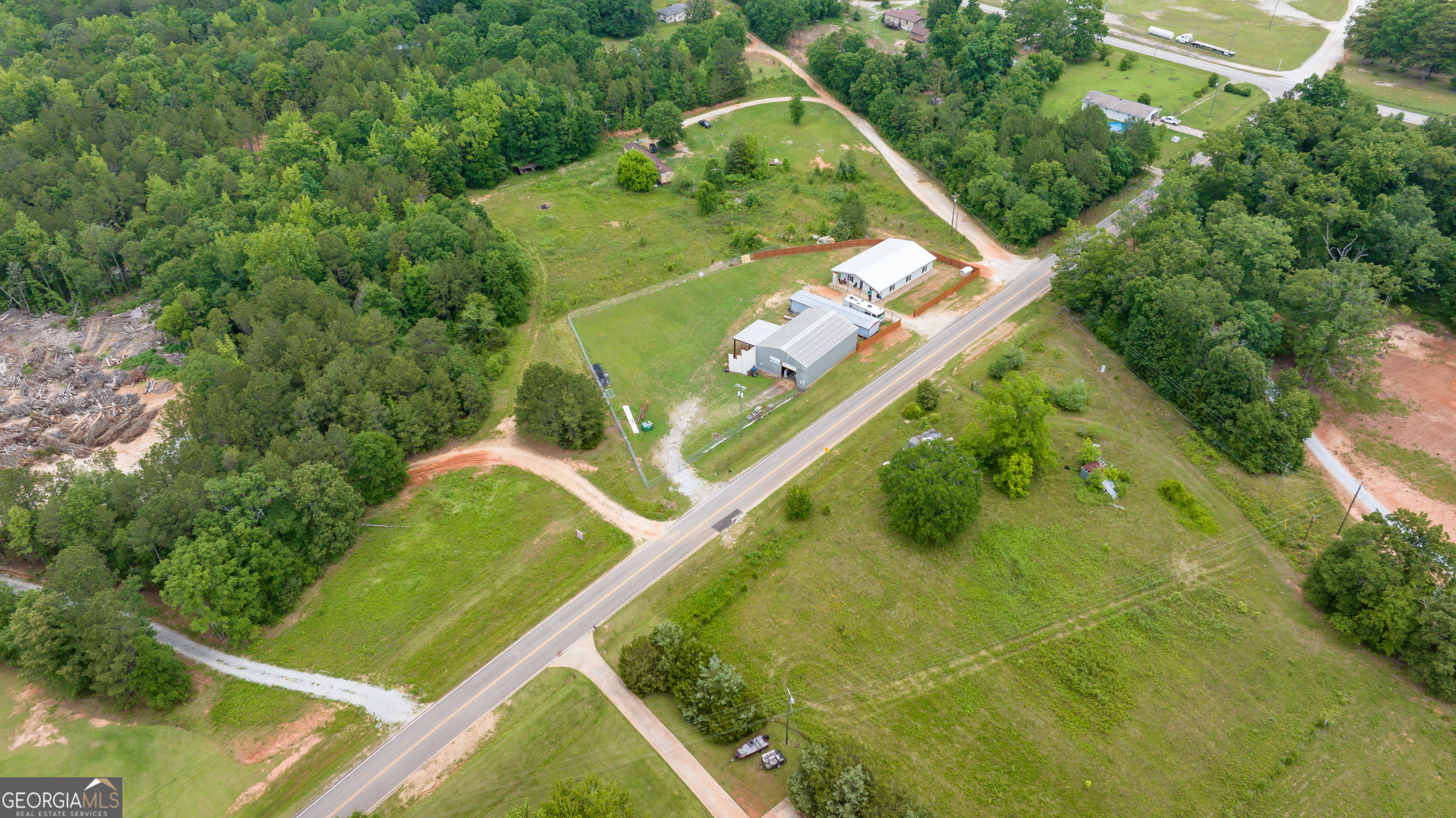 2109 Brewers Mill Road Elberton, GA 30635 - Photo 47 of 51 an aerial view of a house