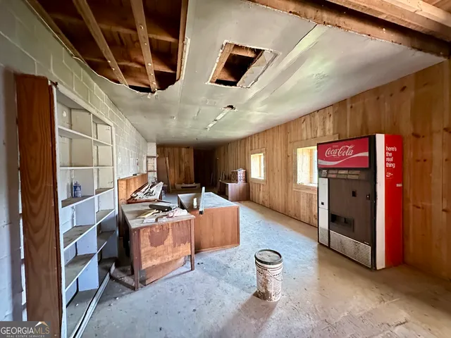 a outdoor space with furniture