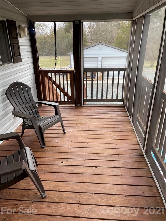 34908 Finger Road Mount Pleasant, NC 28124 - Photo 11 of 14 a view of balcony with wooden floor