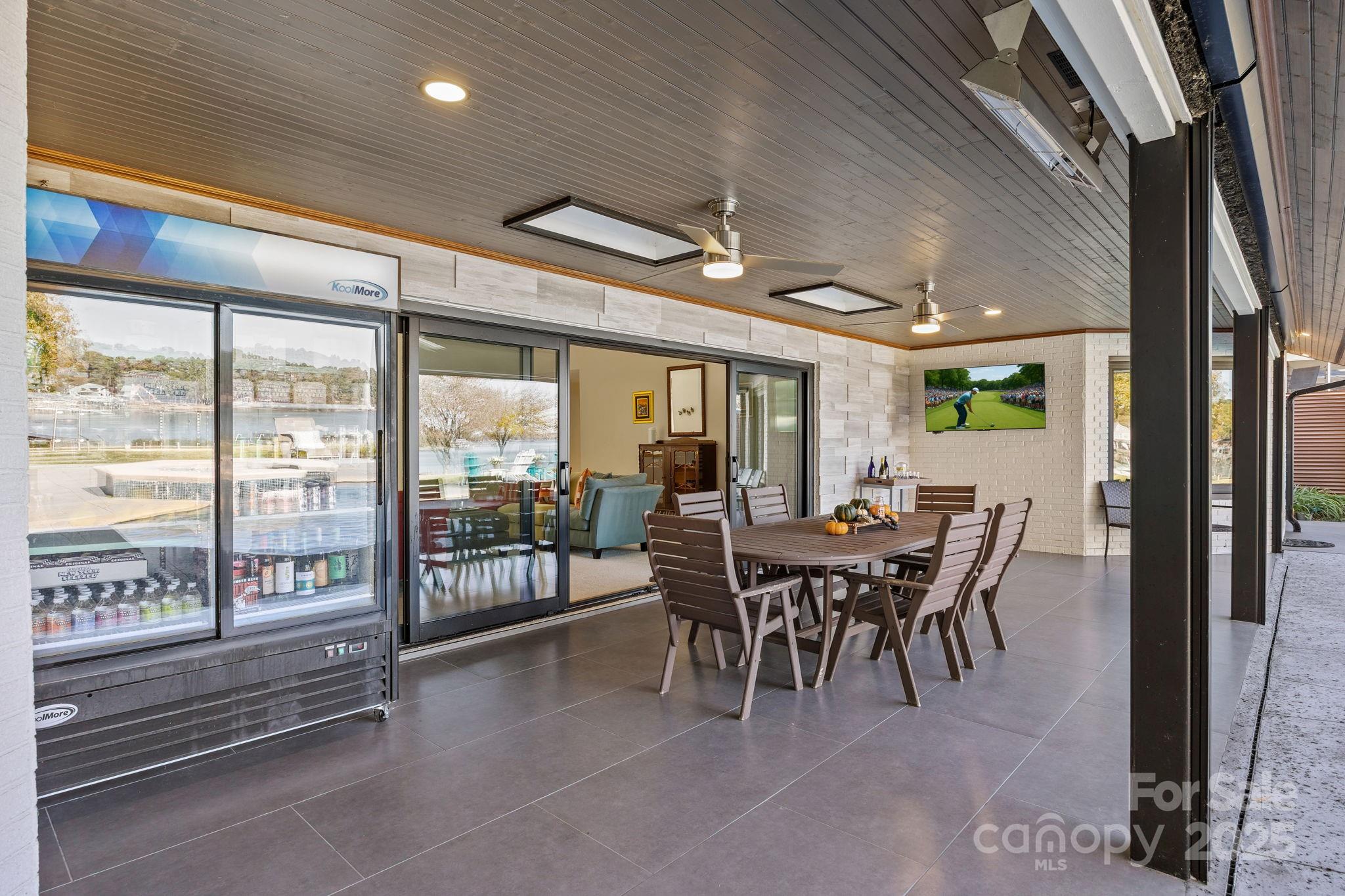 21400 Bethel Church Road Cornelius, NC 28031 - Photo 20 of 47 a view of a dining room with furniture window and outside view