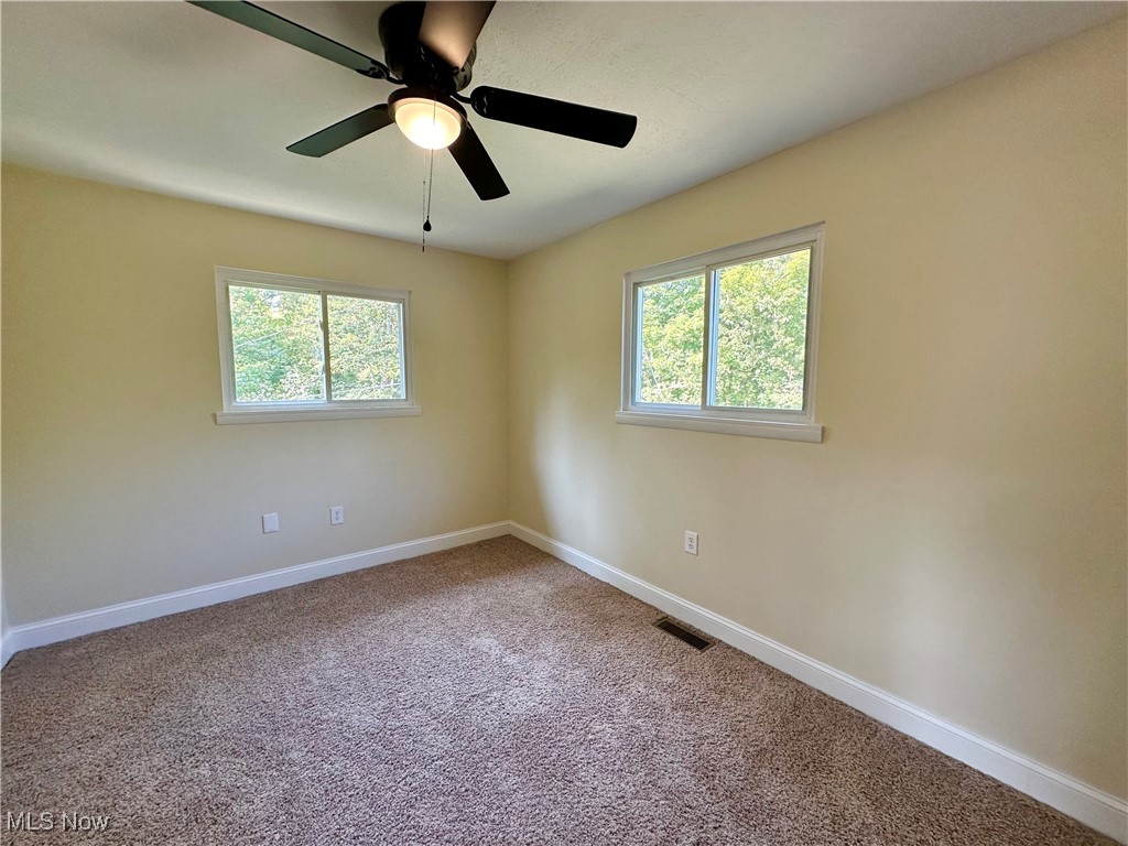 2372 Oak Grv Ext Road St. Marys, WV 26170 - Photo 15 of 23 Unfurnished room with carpet and ceiling fan